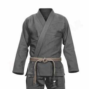 Vêtements d'entraînement de qualité supérieure uniforme de karaté en taille personnalisée vente en gros de costumes d'arts martiaux à col en V prix raisonnable - Product Image 3