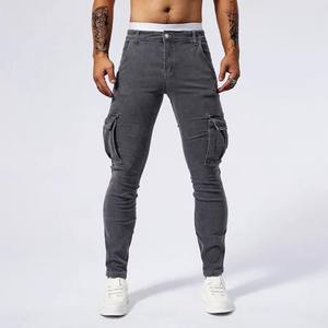 Fabricante de Jeans de Mezclilla para Hombre con Diseño Moderno, Pantalones Ajustados a la Moda con Logotipo Personalizado, Jeans de Mezclilla para Hombre Transpirables de Alta Calidad - Product Image 6