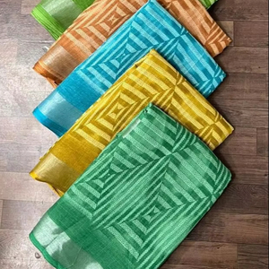 Saree en coton imprimé Lilen Design exclusif nouveau saree au look tendance - Product Image 4