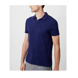 เสื้อโปโลผู้ชายคุณภาพสูงเสื้อโปโลผ้าฝ้ายระบายอากาศเสื้อโปโลปักแบบกำหนดเองสำหรับเครื่องแบบลำลองและชุดกีฬา - Product Image 2