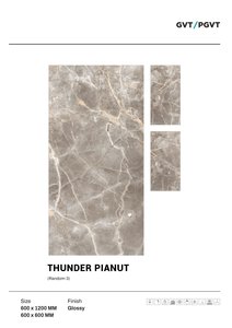 Fabricant indien de carreaux de sol en marbre, porcelaine, glaçure brillante 60x60 60X120 avec emballage digne d'exportation - Product Image 4