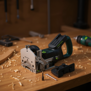 Fresadora Inalámbrica Festool DFC 500 E-Basic para Empalmes DOMINO 18V con Brocas de Carburo, Sin Batería ni Cargador - Product Image 3