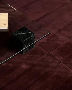 Alfombra de lana de telar a mano, Alfombra de diseño moderno de vino tinto de nogal, pila de 14/16mm, lavable y duradera, pila de corte personalizado hecha a mano en la India - Product Image 4