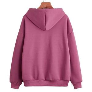 Custom Printed Front Badge Hoodie Soft Winter Warm Pullover with Hood for Men Women Cotton/<b>Bamboo</b> - Product Image 2