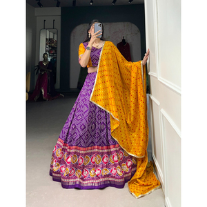 Ready-to-Wear Red Tussar Silk Wedding Designer Lehengha Saree Bollywood Party Indian Pakistani Summer Free Worldwide Delivery - Product Image 1