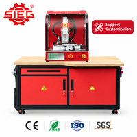 Fraiseuse CNC verticale compacte 3 axes SIEG Fa2, mini-fraiseuse de bureau fermée pour l'école, le laboratoire, la formation des fabricants et les prototypes