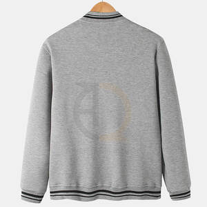 Chaqueta con letras para hombre de color sólido con cuello levantado, nuevo diseño, ropa de calle cálida para tela de lona de invierno con logotipo frontal - Product Image 2