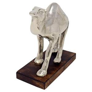 Diseño abstracto de lujo Artesanía decorativa de metal para el hogar Escultura de mesa de tamaño largo elegante y más exigente de oro para decoración del hogar - Product Image 6