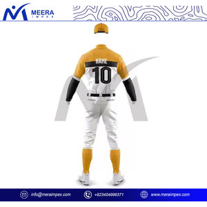 Uniforme de baseball personnalisé de haute qualité pour hommes ensemble de pantalons en jersey en tissu respirant pour le jeu d'équipe vêtements de sport à séchage rapide ODM usine - Product Image 3