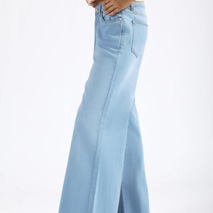 Wholesale denim baggy Customized Jean <b>girlfriend</b> Ripped oversize Jeans Pant women Denim Pants Print Streetwear - Product Image 6