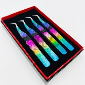 New Tweezer <b>Box</b> Cardboard <b>Box</b> for One Tweezers With best quality Paper selection colors <b>Box</b> private logo mink Packing flat lash - Product Image 6