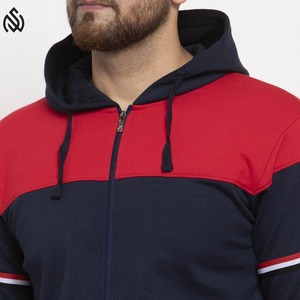 Recién llegado, chándal para hombre para invierno, ligero a la moda, 100% algodón, patrón sólido, etiqueta privada personalizada, MOQ bajo - Product Image 5