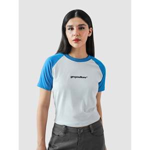 เสื้อยืดเด็กผ้าเจอร์ซีย์คอตตอน 100% สีฟ้าอิเล็กทริก นุ่มสบาย เสื้อผ้าเด็กสีฟ้าอิเล็กทริก - Product Image 4