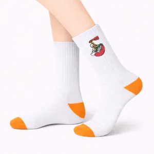 Embroidered Japanese Style Topokki Bows <b>Socks</b> Breathable Thin Nylon Crew Summer Ankle Crew Print for Boys Knitted Daily Use - Product Image 1