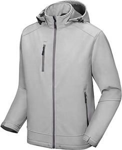 Venta al por mayor para hombre a prueba de viento impermeable transpirable liso personalizado Softshell chaqueta mejor para chaqueta de invierno para hombre 2025 - Product Image 4