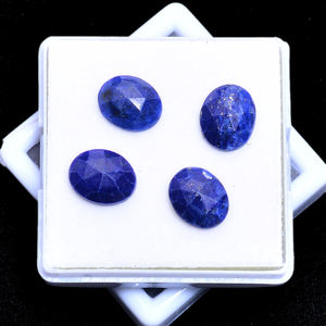 Lapis Lazuli ธรรมชาติขนาด11x9มม. พลอยรูปวงรี3 CTS iroc หินหลวมคุณภาพสูง Afgani Lapis Lapis - Product Image 4