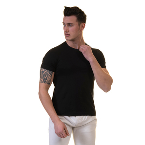 T-shirt en coton jersey pour homme, imprimé floqué, col rond, coupe classique, manches courtes, 180 grammes, écologique OEKO-TEX 100, anti-plis, vente en gros - Product Image 2