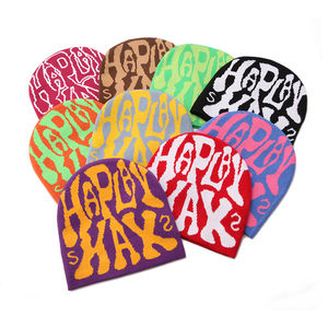 Nuevo gorro de invierno personalizado con tu propio logotipo, gorro de punto acrílico, gorros de Jacquard estampados 2026 - Product Image 4