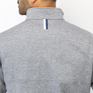 Sweat-shirt unisexe personnalisé à col montant, coupe ample, épais et chaud, à fermeture éclair quart, manches longues, brodé, anti-plis, pour l'automne - Product Image 5