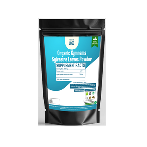 Poudre de feuilles de Gymnema Sylvestre 100% pure et biologique, qualité authentique, vente directe d'usine, produit à base de plantes extraits de plantes. - Product Image 1