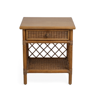 Fabrication de tables de chevet en rotin naturel de haute qualité, tables d'appoint les plus vendues, meubles de chambre à coucher, vente en gros en provenance de l'usine B2B au Vietnam - Product Image 1