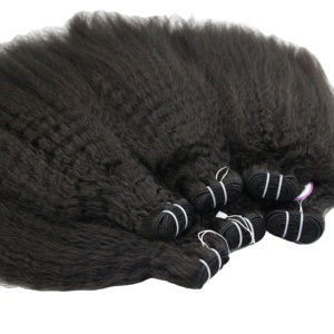 Venta al por mayor de alta calidad vietnamita extensiones de cabello humano rizado recto Remy extensiones de cabello de la máquina de doble trama - Product Image 4