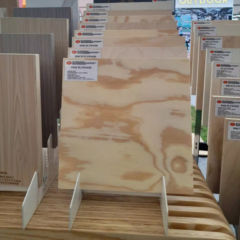 First-Class 12/15/18mm Wood Plywood Shuttering Rubber Core E0 Formaldehyde Emission for Furniture Construction Wholesale Plywood