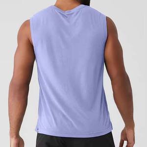 Camisetas sin mangas de culturismo de secado rápido para hombre, camiseta sin mangas para gimnasio, camiseta informal, chaleco de verano, camiseta sin mangas de algodón transpirable para hombre - Product Image 2