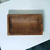 Plateau de service rectangulaire en bois de manguier artisanal, plateau décoratif en bois pour la cuisine, la salle à manger, la décoration de la maison, les mariages, utilisation en gros