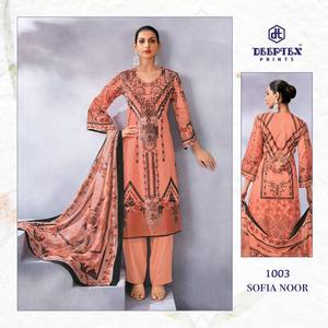 Vestido estampado de algodón Premium Noor Karchi, Material de impresión Digital, tarifa de venta al por mayor para ropa de fiesta Salwar Kameez - Product Image 2