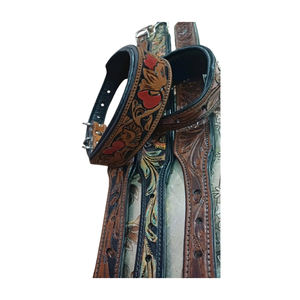 Luxury Dog Collar High Quality Durable Leather with Soft Padded Adjustable Metal Buckle Personalized Print Ribbons for Walks - Product Image 4