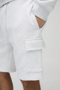 Short de jogging en polyester/coton solide et écologique de haute qualité pour hommes, tenue décontractée avec logo imprimé personnalisé, design respirant - Product Image 3