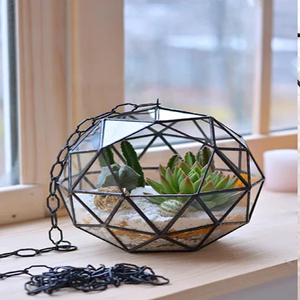 Terrarium géométrique en polyèdre décoratif pour l'affichage de fleurs et la décoration de table au prix de gros et d'usine de l'Inde - Product Image 5