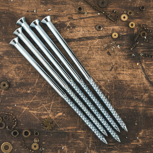 Vis à bois à tête fraisée en acier au carbone de marque PDC, filetage grossier, filetage partiel, pointe aiguë, oxyde noir, métrique/pouce, classe - Product Image 1