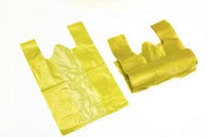 Bolsa de compras de plástico con estampado personalizado de plástico para restaurante, bolsa de comida con asa de bucle suave, bolsas de agradecimiento - Product Image 4