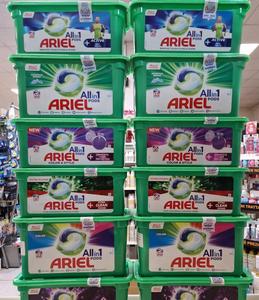 For 3-in-1 <b>Pods</b> Eco-Friendly Glass Liquid <b>Laundry</b> <b>Detergent</b> with Lavender Floral & Lemon Fragrance From France - Product Image 2