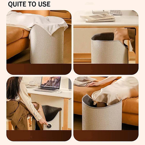 Leg Warmer Under Desk Electric Foot Warmer Heated Foot Heater for Office and Home Foldable Portable Leg Heater with Soft <b>Blanket</b> - Product Image 6