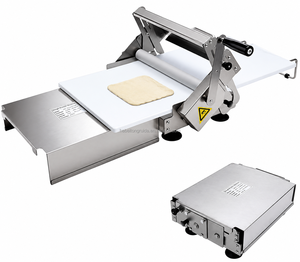 Laminadora de masa de acero inoxidable, equipo de panadería, manual, semiautomática, para harina de trigo y leche. - Product Image 1