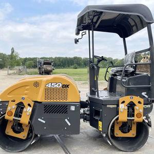 Mallette de compactage robuste 450DX pour route Mallette à rouleaux vibrants de marque avec pompe hydraulique Huade - Product Image 2