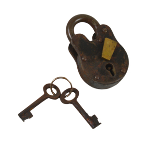 Cerradura de cárcel de hierro de nuevo diseño con cerradura de puerta de color negro para cerradura de decoración para precio bajo más vendido - Product Image 1