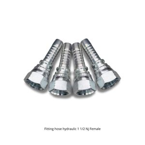 Manguera hidráulica de 1 1/2 pulgadas de alta calidad, adaptador de acero al carbono hembra NJ para conexiones hidráulicas industriales - Product Image 4