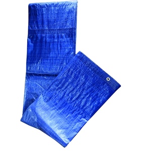 Bâches de bâche de PE dans la feuille avec le poids personnalisable vert de couleur pour le poids léger de couverture de marchandises approprié aux jardins - Product Image 1