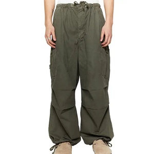 Nouvel arrivage de pantalons baggy cargo jeans surdimensionnés pour hommes pantalons baggy décontractés en denim à poches larges et droites pour l'extérieur - Product Image 3