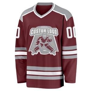 Maillot de hockey sur glace personnalisable de style nouveau en gros, meilleure qualité, uniforme entièrement sublimé avec technique de broderie - Product Image 5