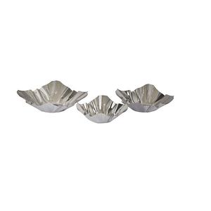 Cuencos de Metal para almacenamiento de alimentos con acabado brillante, Decoración de mesa de cena, almacenamiento de frutas o verduras, Frutero de Metal - Product Image 1