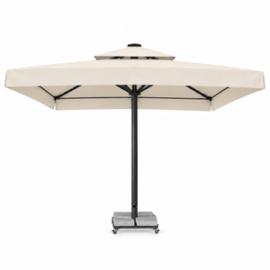 Sombrilla Comercial para Exteriores Gold Umbrella MTS 600*600/8 Magnum, Telescópica, Cuadrada, con Poste de Aluminio, Tela Acrílica y Base de Mármol - Product Image 1