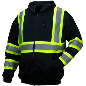 Chaleco de Seguridad Ajustable para Hombre, ANSI Clase 3, EN ISO Clase 3, Impermeable, Alta Visibilidad, Multiusos, para el Lugar de Trabajo - Product Image 1