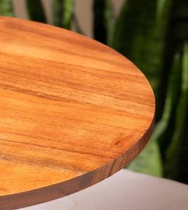 Soporte Clásico para Tartas de Madera Tallada a Mano, Pedestal Redondo de Madera Maciza para Postres, Bandeja de Exhibición y Servicio para Panadería, Cafetería y Vajilla - Product Image 6