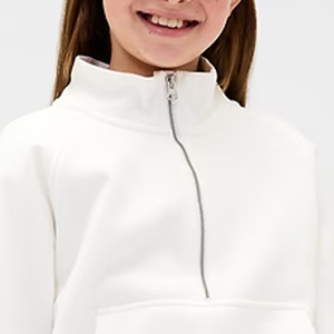 Sudadera con Cuello Alto para Niñas, Diseño de Alta Calidad con Cierre de Cremallera para Compradores al por Mayor, con Material Cómodo - Product Image 2