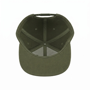 Gorra de Béisbol Verde Oliva de 6 Paneles, Gorra Plana de Algodón, Venta al Por Mayor, Logotipo Personalizado, Alta Calidad, OEM, ODM, MOQ Bajo, Ajustable con Cierre a Presión - Product Image 5